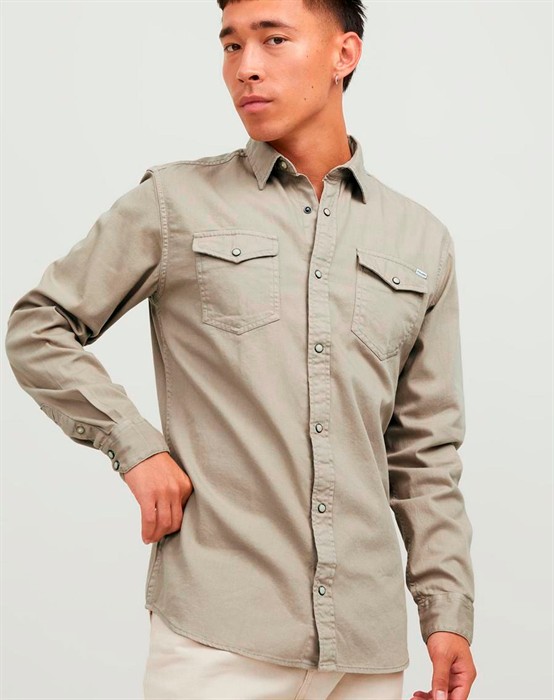 Jack & Jones - Jjesheridan Skjorte - S - byKalstrup.dk