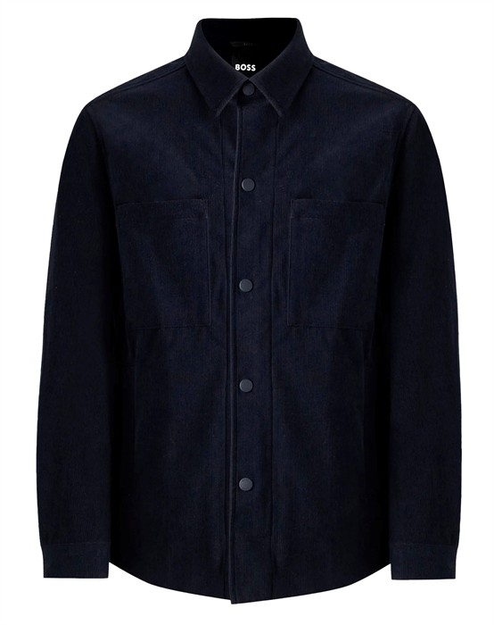 Hugo Boss - P-carper-os-254f Overshirt - Mørkeblå - 58 - byKalstrup.dk