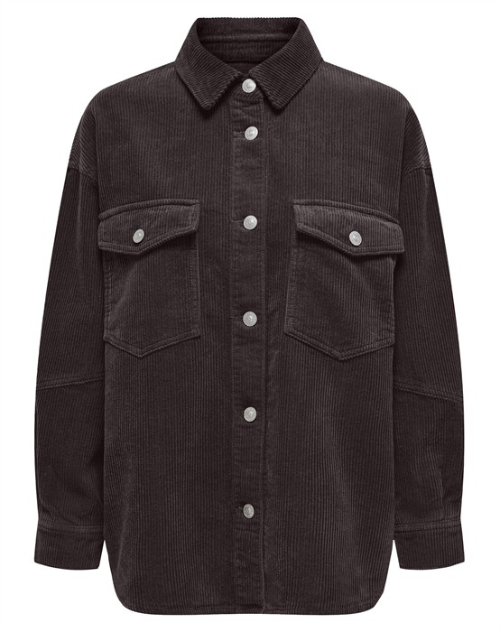 Only - Onltiggy L/s Cord Shacket Skjorte - L - byKalstrup.dk