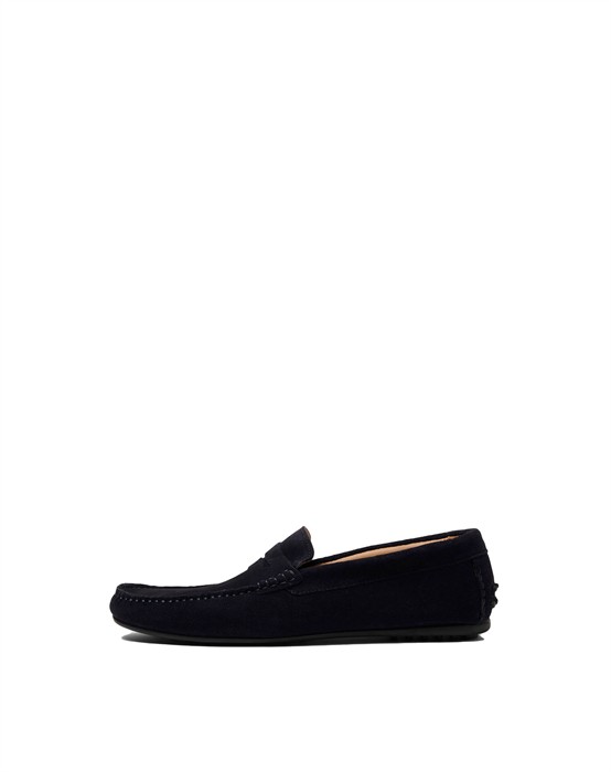 Selected - Suede Penny Sko - 45 - byKalstrup.dk