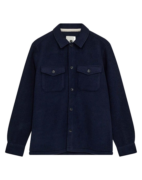 Anerkjendt - Akoscar Boiled Wool Overshirt - byKalstrup.dk