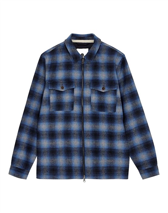 Anerkjendt - Akhanky Wool Overshirt - Mørkeblå - byKalstrup.dk