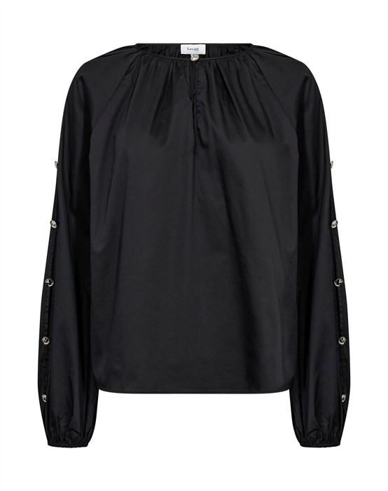 Levetã Room - Lr-isla Solid 131 Bluse - Sort - Xl - byKalstrup.dk