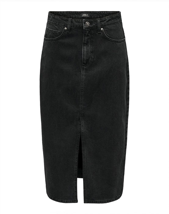 Only - Bianca Midi Blå Nederdel - Xl - byKalstrup.dk