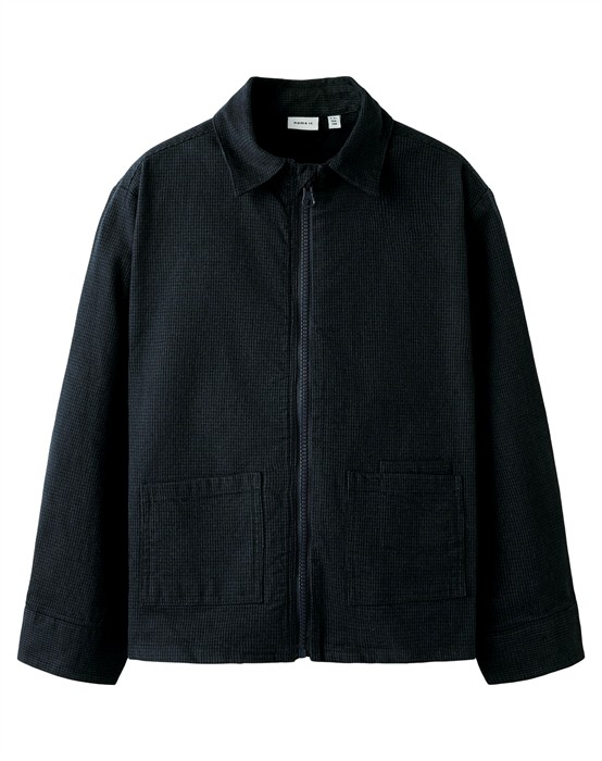 Name It - Nkmruding Zip Overshirt - Navy Blazer - 122/128 - byKalstrup.dk