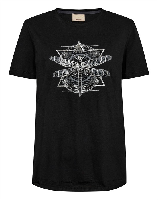 Mos Mosh - Gull Deco T-shirt - L - byKalstrup.dk