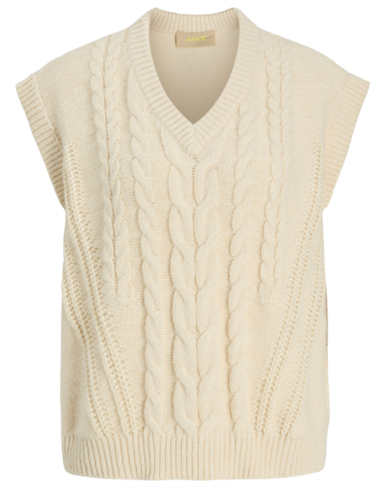 Jjxx - Jxjosie Strik Vest - Vanilla Ice - Xl - byKalstrup.dk