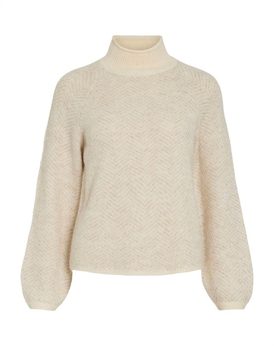 Vila - Vilory High Neck Strik - Xl - byKalstrup.dk