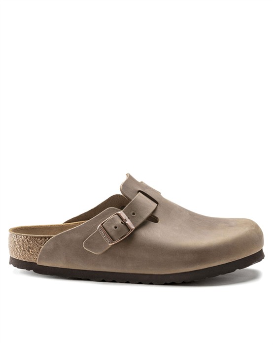 Birkenstock - Boston Oiled Leather Sandal - Tobacco Brun - byKalstrup.dk