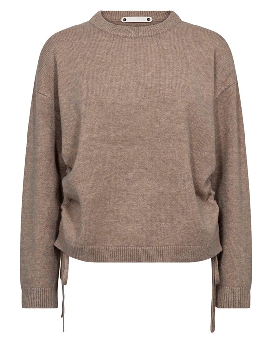 Co'couture - Co Couture - Row Cc String Strik - Champagnefarvet - byKalstrup.dk