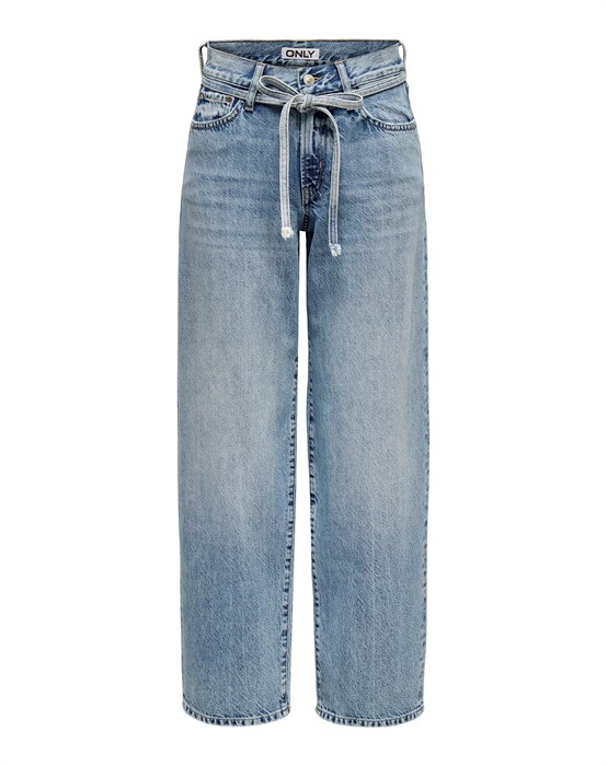 Only - Onlgianna Straight Jeans - Light Blå Blå - byKalstrup.dk
