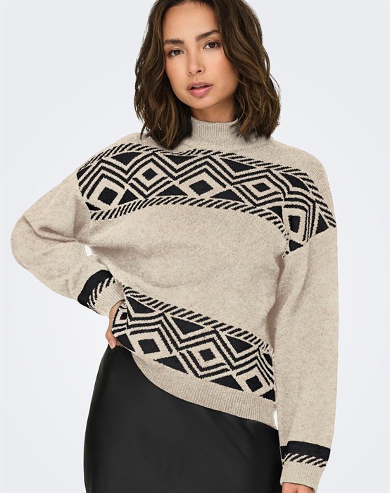 Only - Victoria Pullover Strik - L - byKalstrup.dk