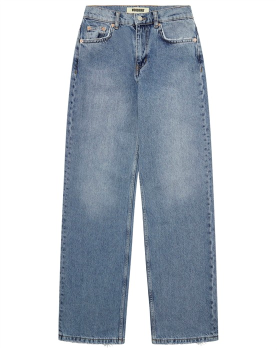 Woodbird Female - Carla Doone Jeans - Washed Blå - 25 - byKalstrup.dk