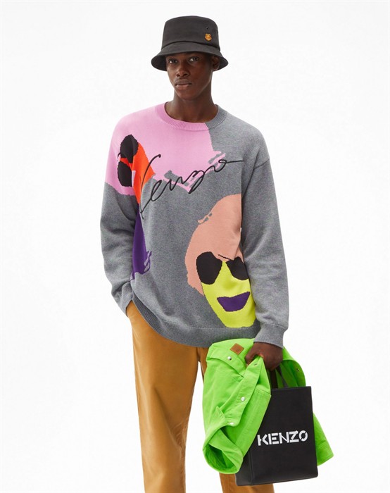 Kenzo - Seasonal Graph Oversize Jumper - - M - byKalstrup.dk