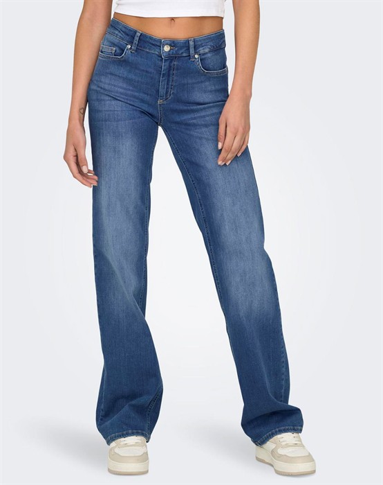 Only - Blush Mid Straight Blå Jeans - byKalstrup.dk