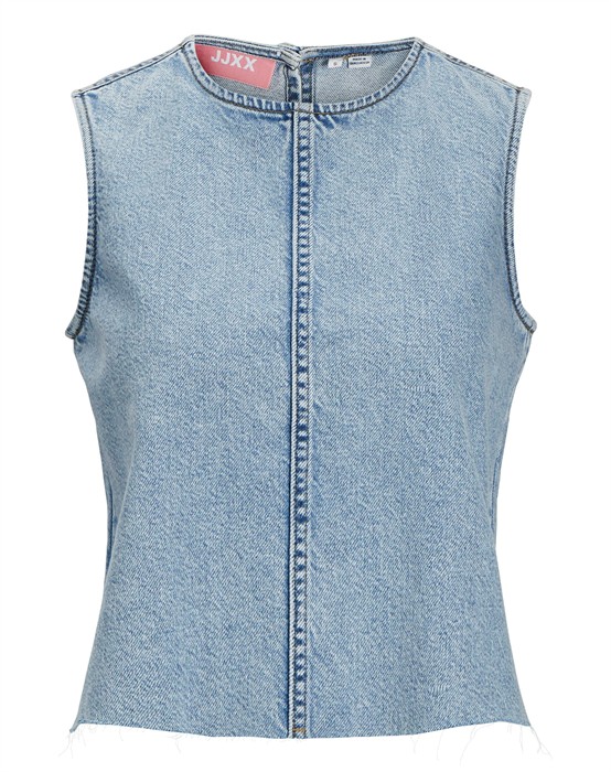 Jjxx - Maggie Cut Off Blå Top - Xl - byKalstrup.dk