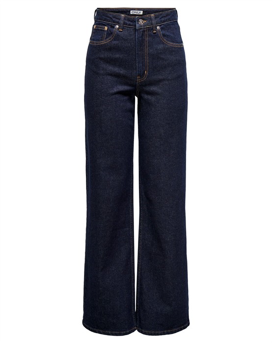 Only - Juicy Wide Rinse Blå Jeans - byKalstrup.dk