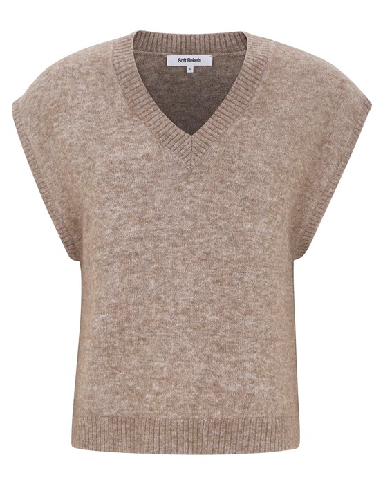 Soft Rebels - Srallison V-neck Vest - Xxl - byKalstrup.dk