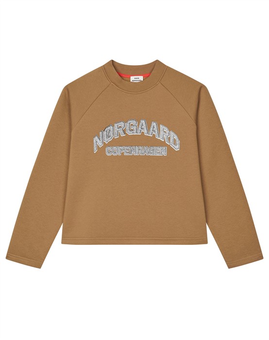 Mads Nãrgaard Kids - Mix Alia Sweatshirt - Ermine - byKalstrup.dk