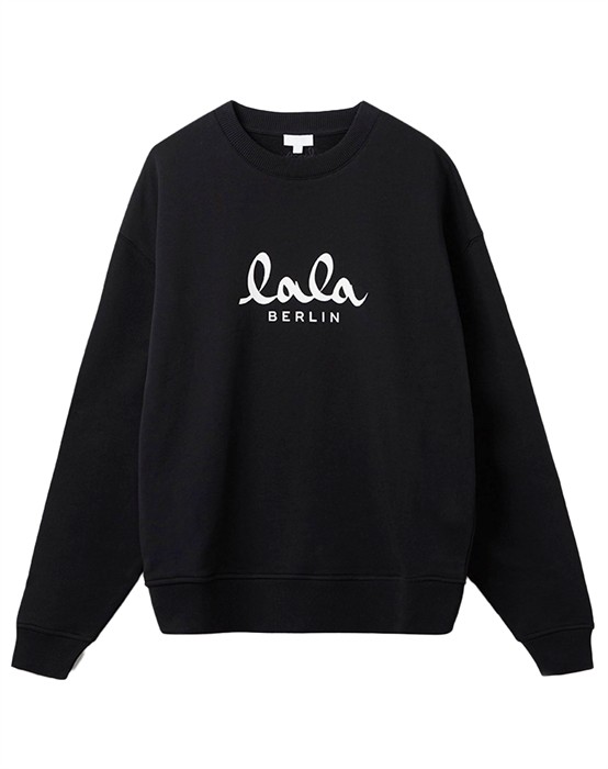 Lala Berlin - Lala Sweatshirt - Sort/Hvid - byKalstrup.dk