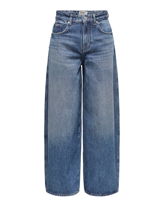 Only - Onltaylor Hw Barrel Blå Jeans - Mørkeblå Blå - byKalstrup.dk