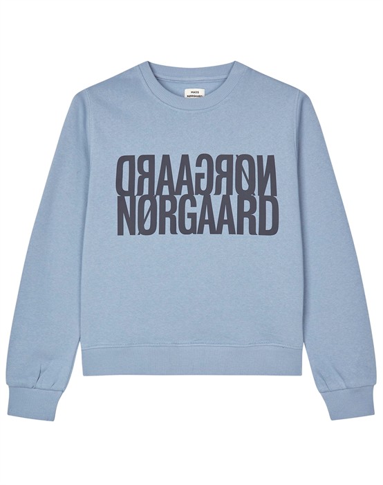 Mads Nãrgaard Kids - Original Talinka Sweatshirt - Faded Blå - 8 - byKalstrup.dk