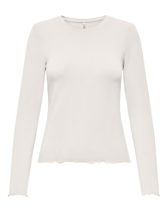Only - Onlvirro O Neck L/s Bluse - L - byKalstrup.dk