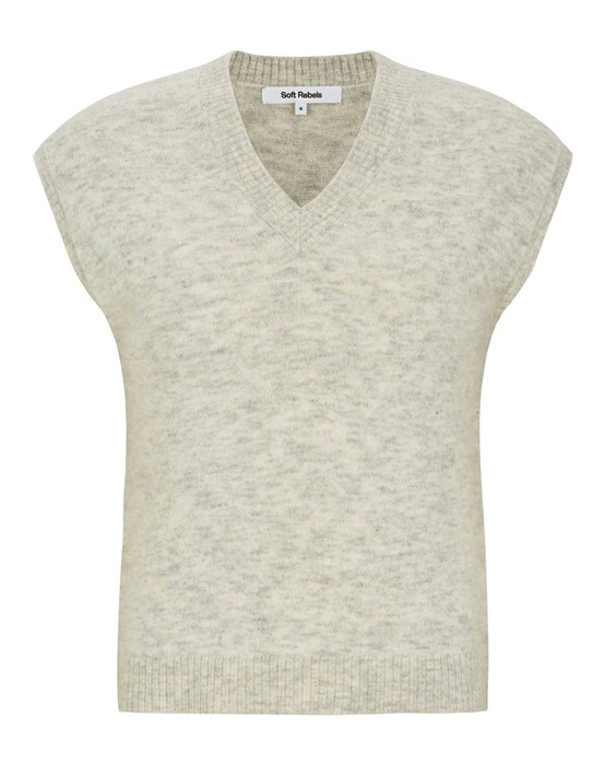 Soft Rebels - Srallison V-neck Vest - Xl - byKalstrup.dk