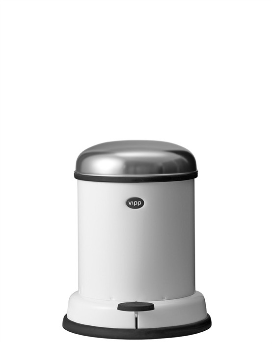 Vipp14 Pedalspand 8 L - Hvid - byKalstrup.dk