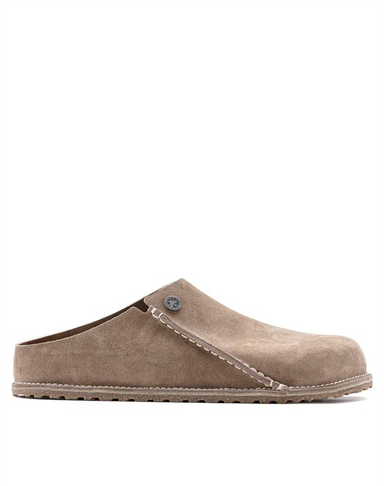 Birkenstock - Zermatt Premium Suede Leather Sko - Grå Taupe - 46 - byKalstrup.dk