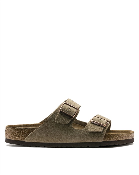 Birkenstock - Arizona Suede Leather Sandal - Taupe - - 46 - byKalstrup.dk