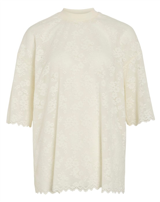 Vila - Kolo 3/4 Lace T-shirt - byKalstrup.dk