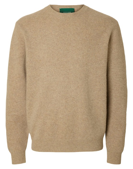 Annarr - Anrragi Knit Wool Crew Neck Strik - byKalstrup.dk
