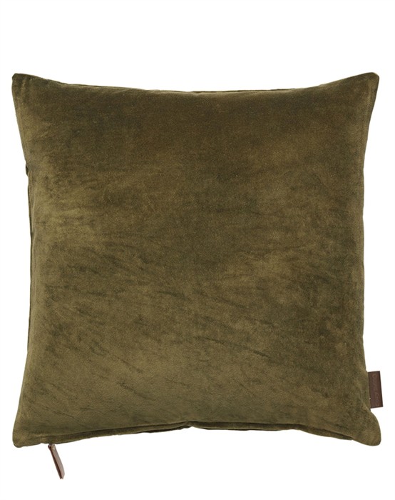 Cozy Living - Velvet Soft Pude - Mørkegul - 50 x 50 Cm - byKalstrup.dk