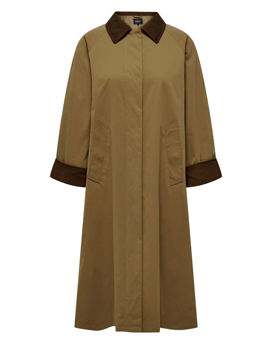 Only - Orchid Corduroy Mix Trenchcoat - byKalstrup.dk
