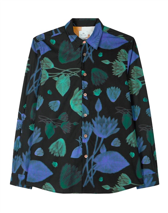 Paul Smith - Half Tone Floral Skjorte - byKalstrup.dk