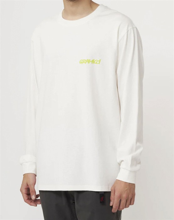 Gramicci - FootMønstret T-shirt - byKalstrup.dk