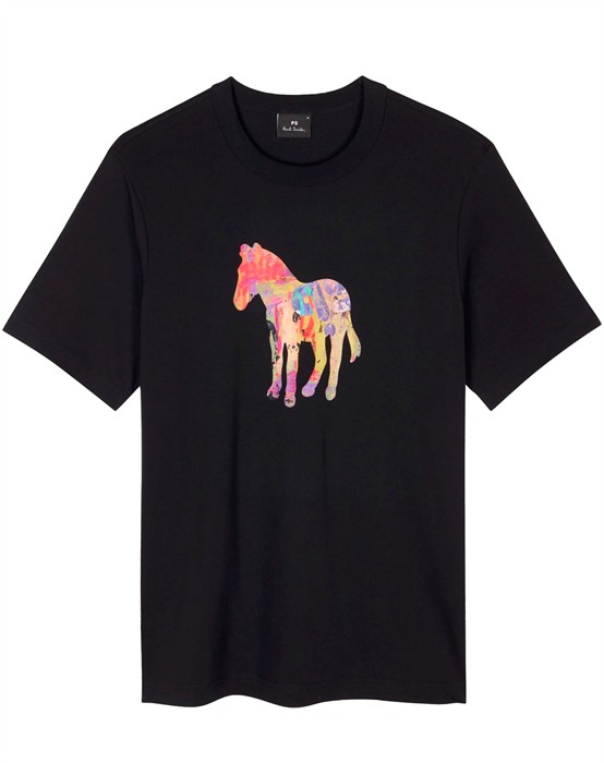 Paul Smith - Craft Zebra Mønstret T-shirt - byKalstrup.dk