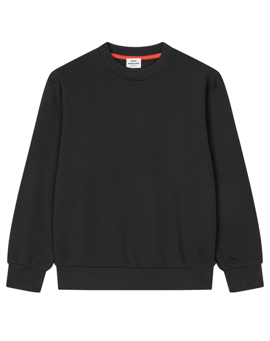 Mads Nãrgaard Kids - Mix Sonar Sweatshirt - Jet Sort - byKalstrup.dk