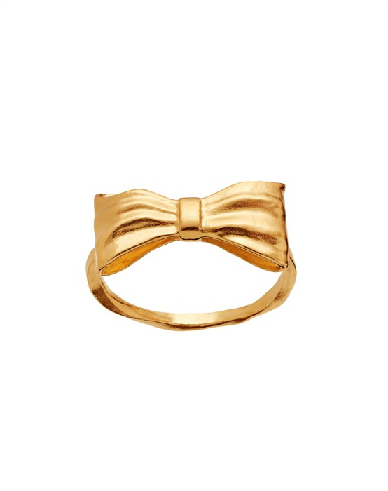 Maanesten - Satin Ring - Guld - byKalstrup.dk