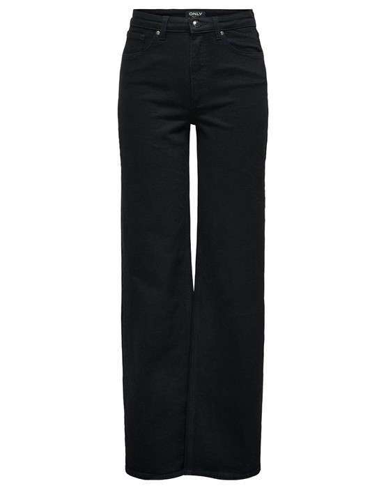 Only - Onljuicy Hw Wide Blå Jeans - Sort Blå - byKalstrup.dk