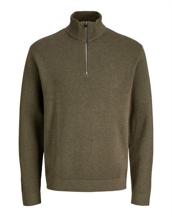Jack & Jones - Jjmilano Stitch Halfzip Strik - byKalstrup.dk