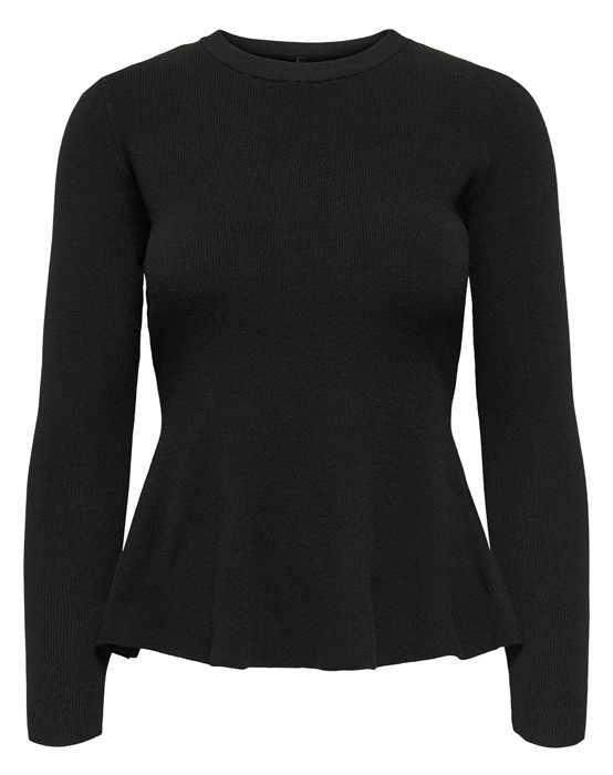 Only - Onlcoco Life Rib Peplum Strik - Xl - byKalstrup.dk