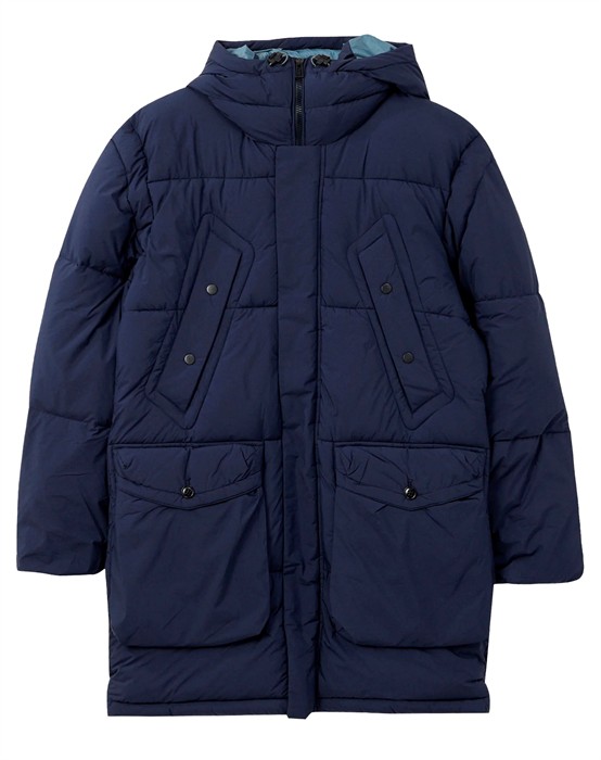 Paul Smith - Fibre Down Parka Jakke - Dark Navy - L - byKalstrup.dk