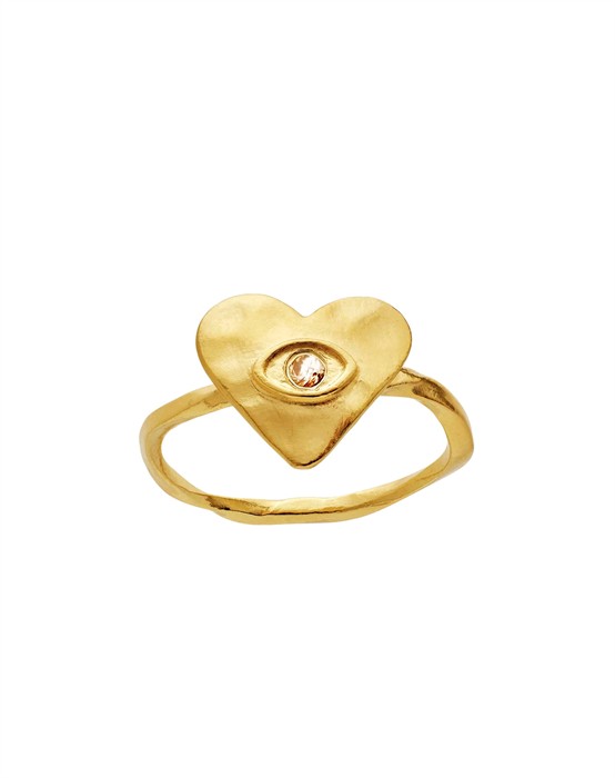Maanesten - Cassia Ring - Guld - 55 - byKalstrup.dk