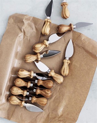 Parmesankniv - Oliventræsskaft