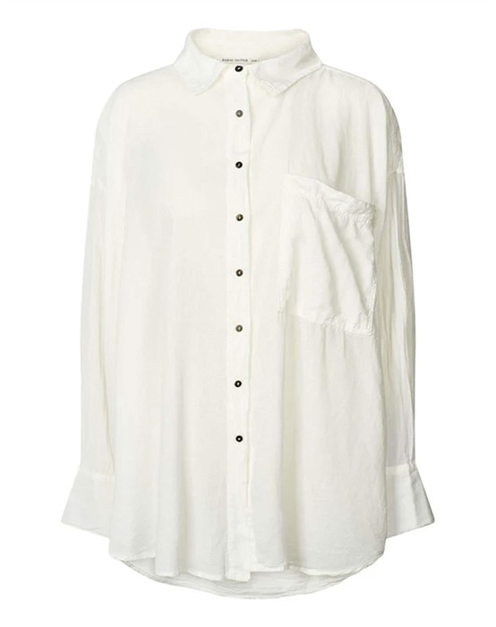 Rabens Saloner - Noah Cotton Oversized Skjorte - byKalstrup.dk