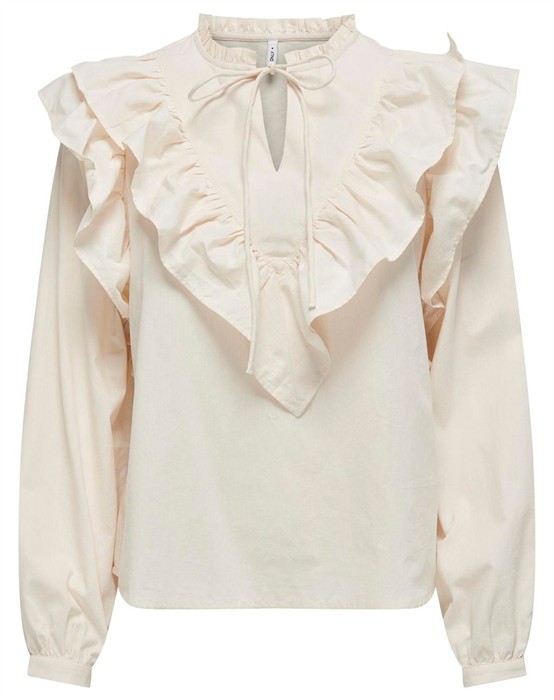 Only - Regina Frill Bluse - byKalstrup.dk
