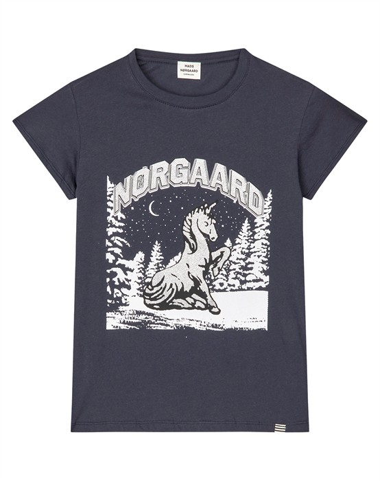 Mads Nãrgaard Kids - Single Cotton Tuvina T-shirt - Parisian Night - byKalstrup.dk