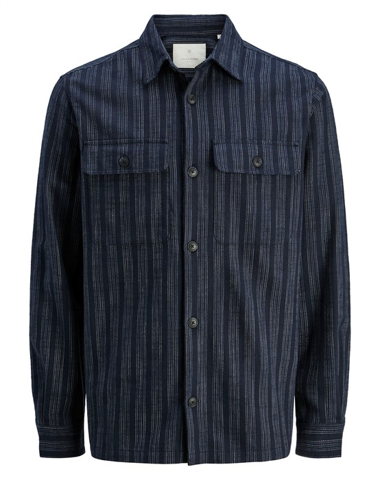 Jack & Jones - Jprccraymond Spring Stribet Overshirt - Xxl - byKalstrup.dk